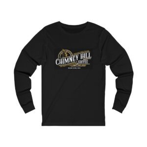 Chimney Hill Coffee Unisex Jersey Long Sleeve Tee Chimney Hill Coffee Fresh Roasted Coffee Single Origin Coffees - Because Blended Coffee is Crap