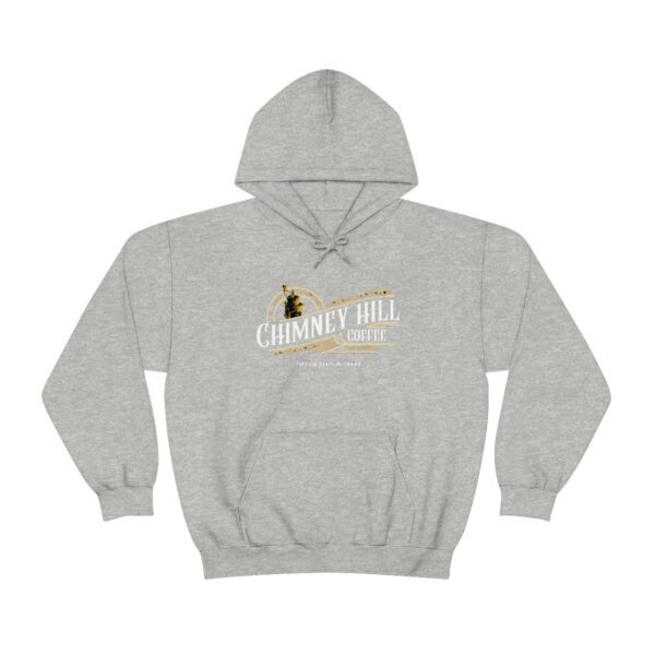 Chimney Hill Coffee – Unisex Heavy Blend™ Hooded Sweatshirt Apparel Fresh Roasted Coffee Delivery in College Station, TX
