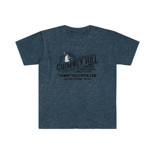 Chimney Hill Coffee Unisex Softstyle T-Shirt Apparel Fresh Roasted Coffee Delivery in College Station, TX