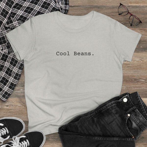 Cool Beans Women’s Midweight Cotton Tee Apparel Fresh Roasted Coffee Delivery in College Station, TX