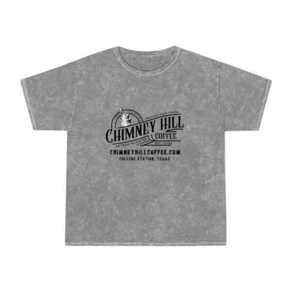 Chimney Hill Coffee Unisex Mineral Wash T-Shirt Apparel Fresh Roasted Coffee Delivery in College Station, TX