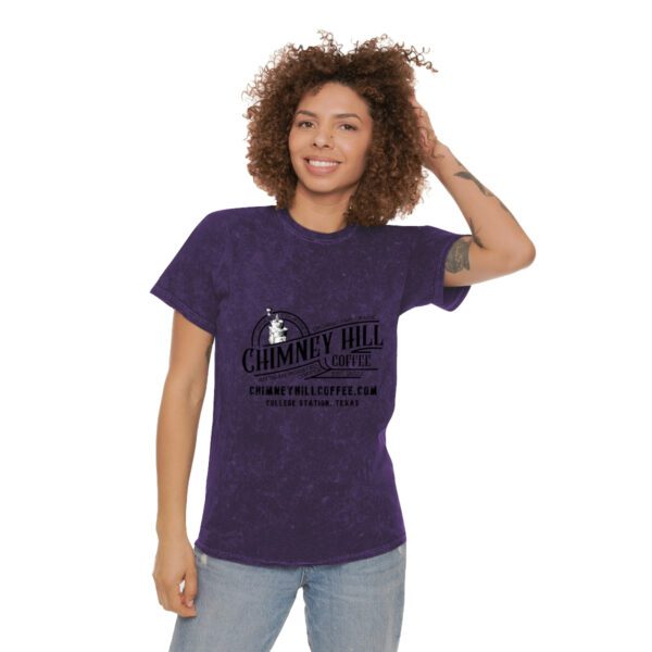 Chimney Hill Coffee Unisex Mineral Wash T-Shirt Apparel Fresh Roasted Coffee Delivery in College Station, TX