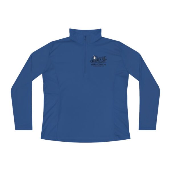Chimney Hill Coffee Ladies Quarter-Zip Pullover Apparel Fresh Roasted Coffee Delivery in College Station, TX